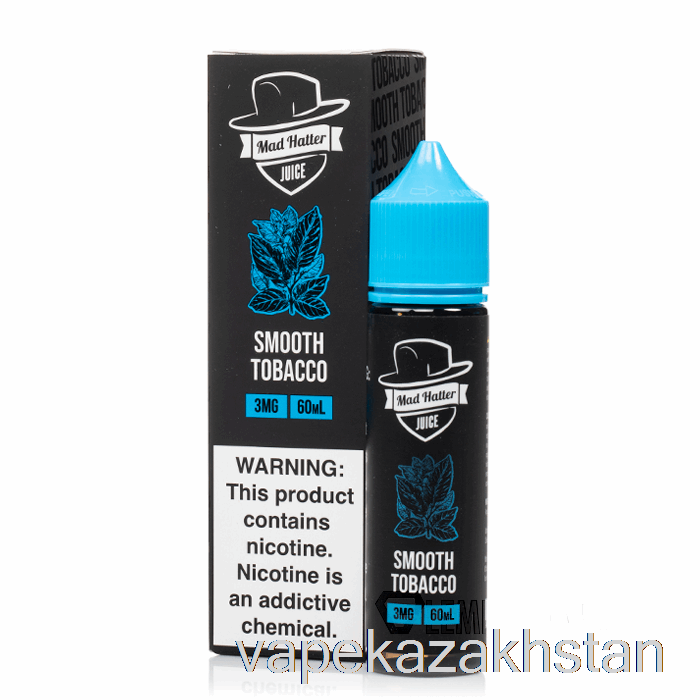 Vape Disposable Smooth Tobacco - Mad Hatter - 60mL 6mg